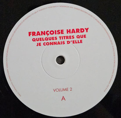 Francoise Hardy – Quelques Titres Que Je Connais (2-LP Vinyl) Vinyl Record