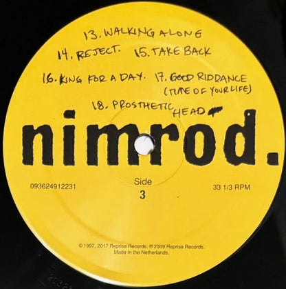 Green Day – Nimrod (2-LP Vinyl) Vinyl Record
