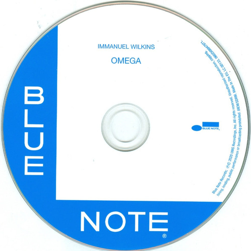 Immanuel Wilkins – Omega Music CD