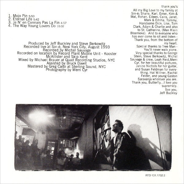 Jeff Buckley – Live At Sin-e (2-CD)