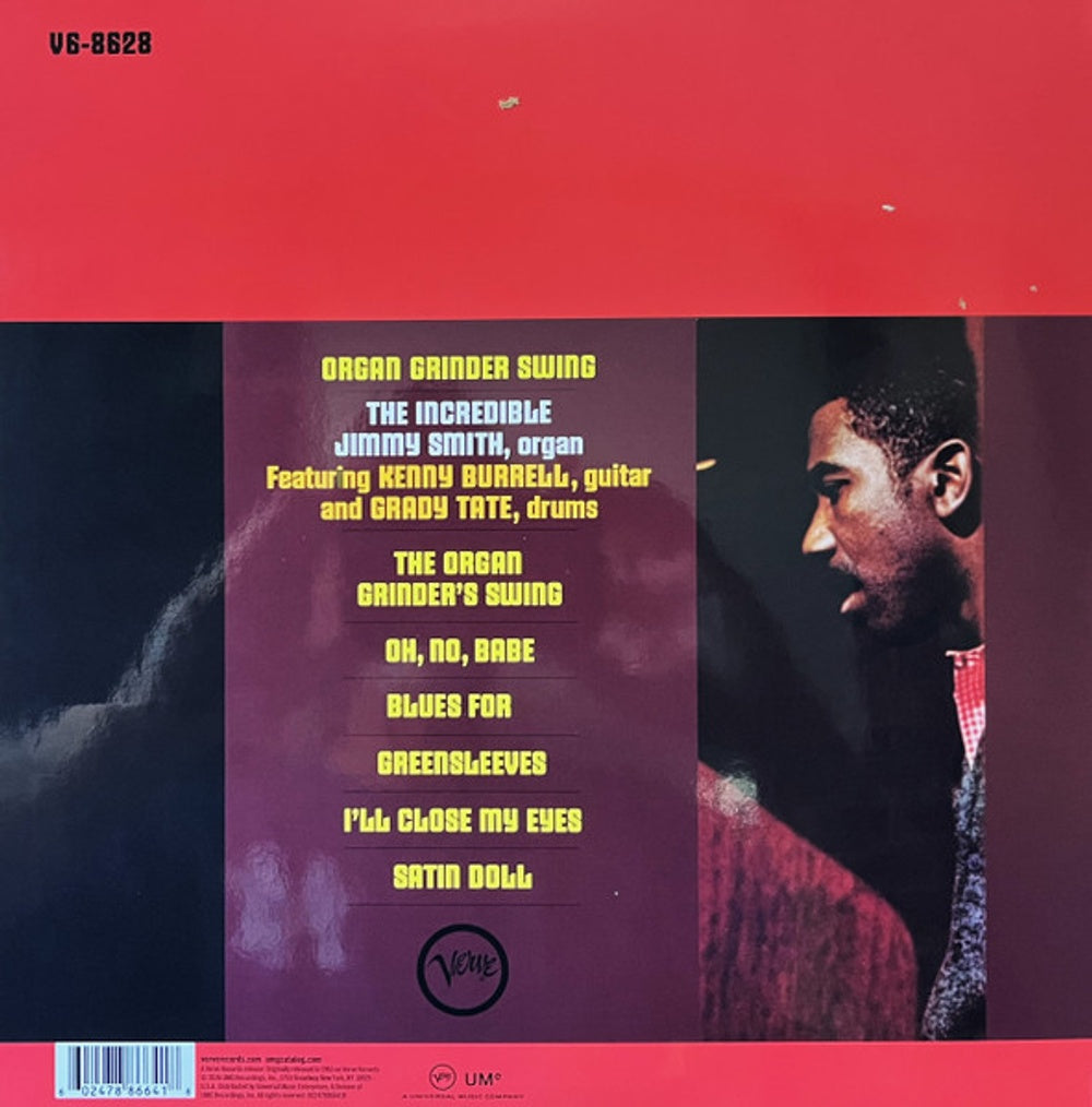 Jimmy Smith – Organ Grinder Swing (LP Vinyl) Vinyl Record