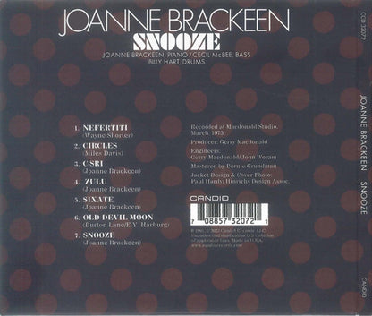 Joanne Brackeen – Snooze Music CD