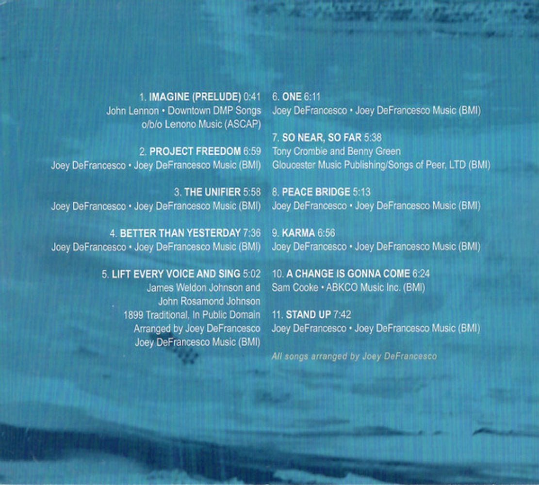 Joey Defrancesco – Project Freedom Music CD