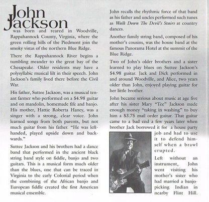 John Jackson – Front Porch Blues Music CD