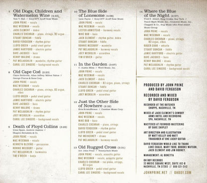 John Prine & Mac Wiseman – Standard Songs for Average People Music CD