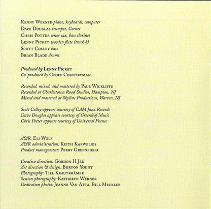 Kenny Werner – Lawn Chair Society Music CD
