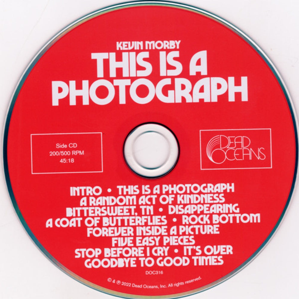 Kevin Morby – This Is A Photograph Music CD