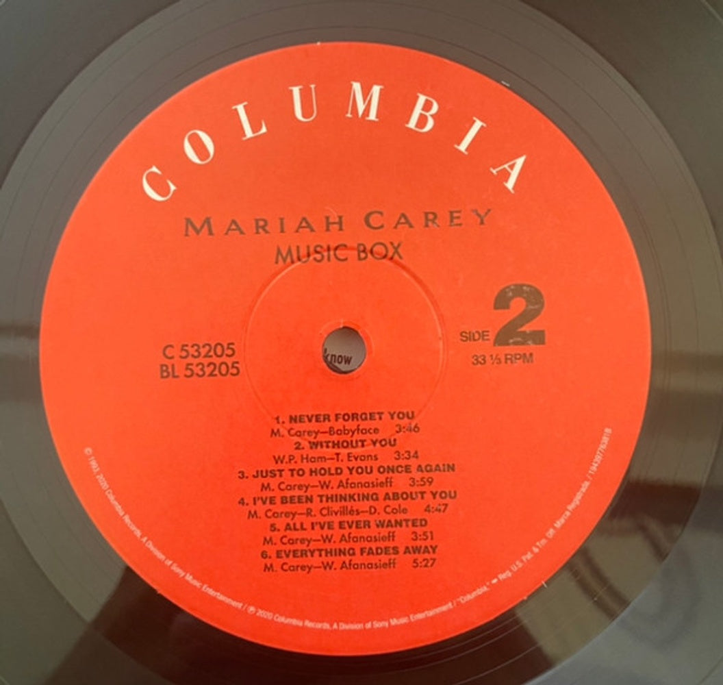 Mariah Carey – Music Box (LP Vinyl) Vinyl Record