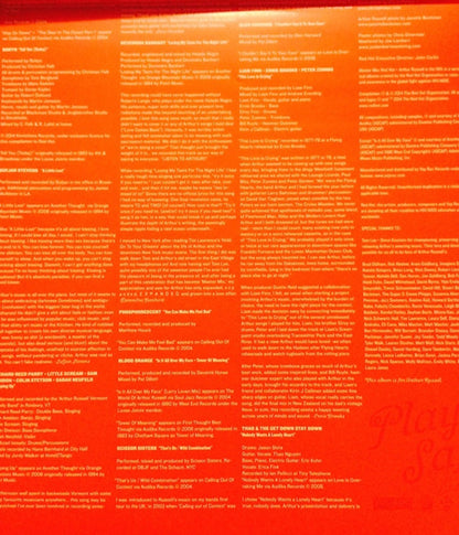 Master Mix - Red Hot & Arthur Russell (3-LP Vinyl) Vinyl Record