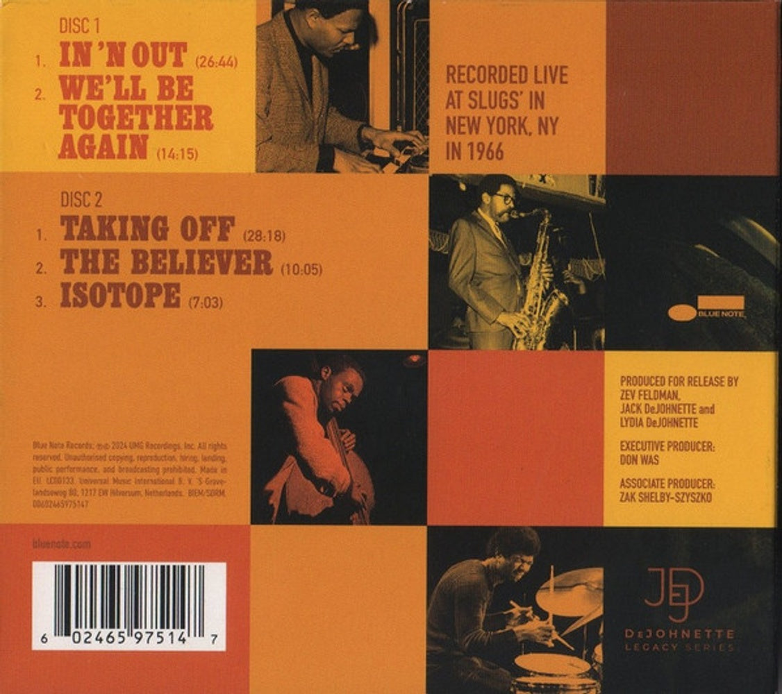McCoy Tyner  / Joe Henderson – Forces Of Nature: Live At Slugs' (2-CD)