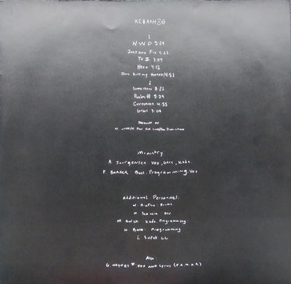 Ministry – KE*A*H** (LP Vinyl) Vinyl Record