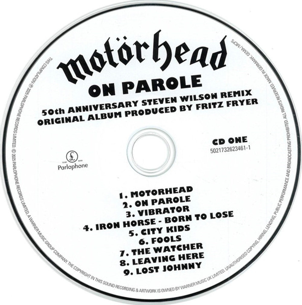 Motörhead – On Parole Sessions (3-CD & Blu-ray)