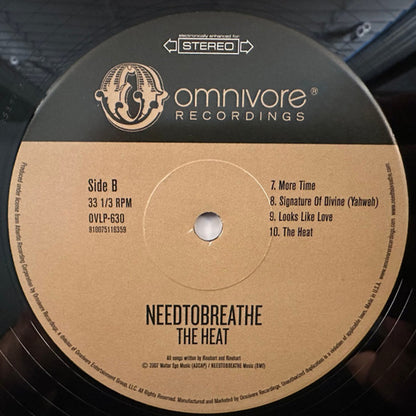 NEEDTOBREATHE – The Heat (2-LP Vinyl) Vinyl Record