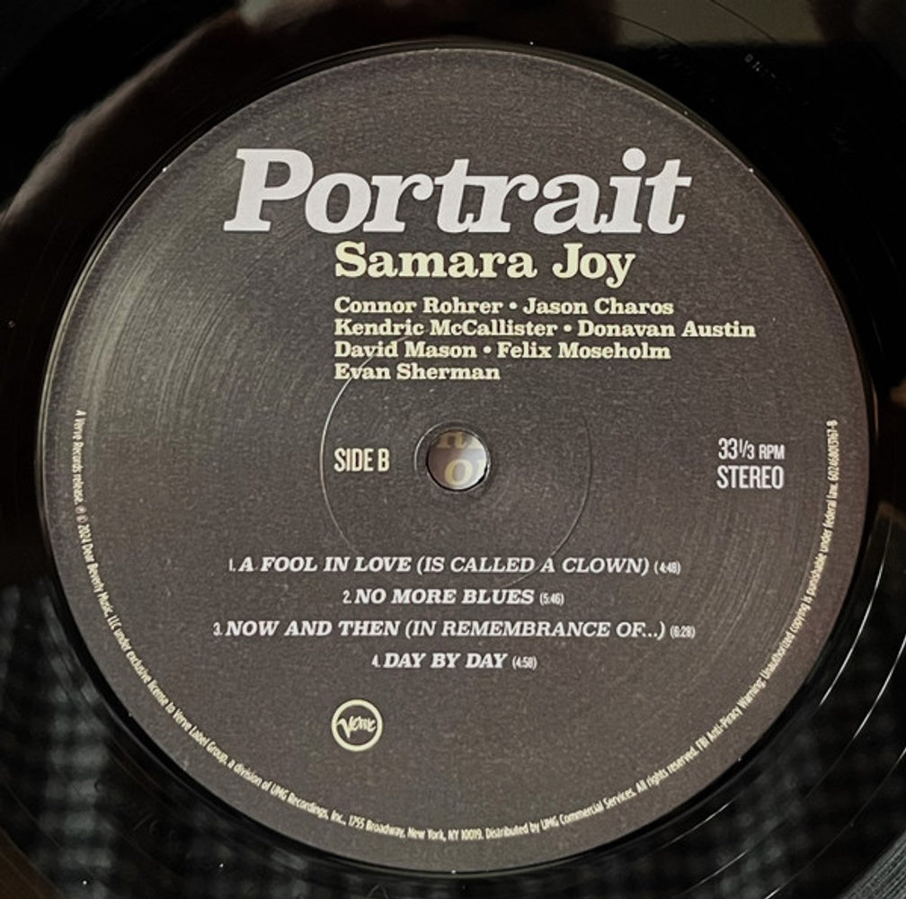 Samara Joy – Portrait (LP Vinyl) Vinyl Record
