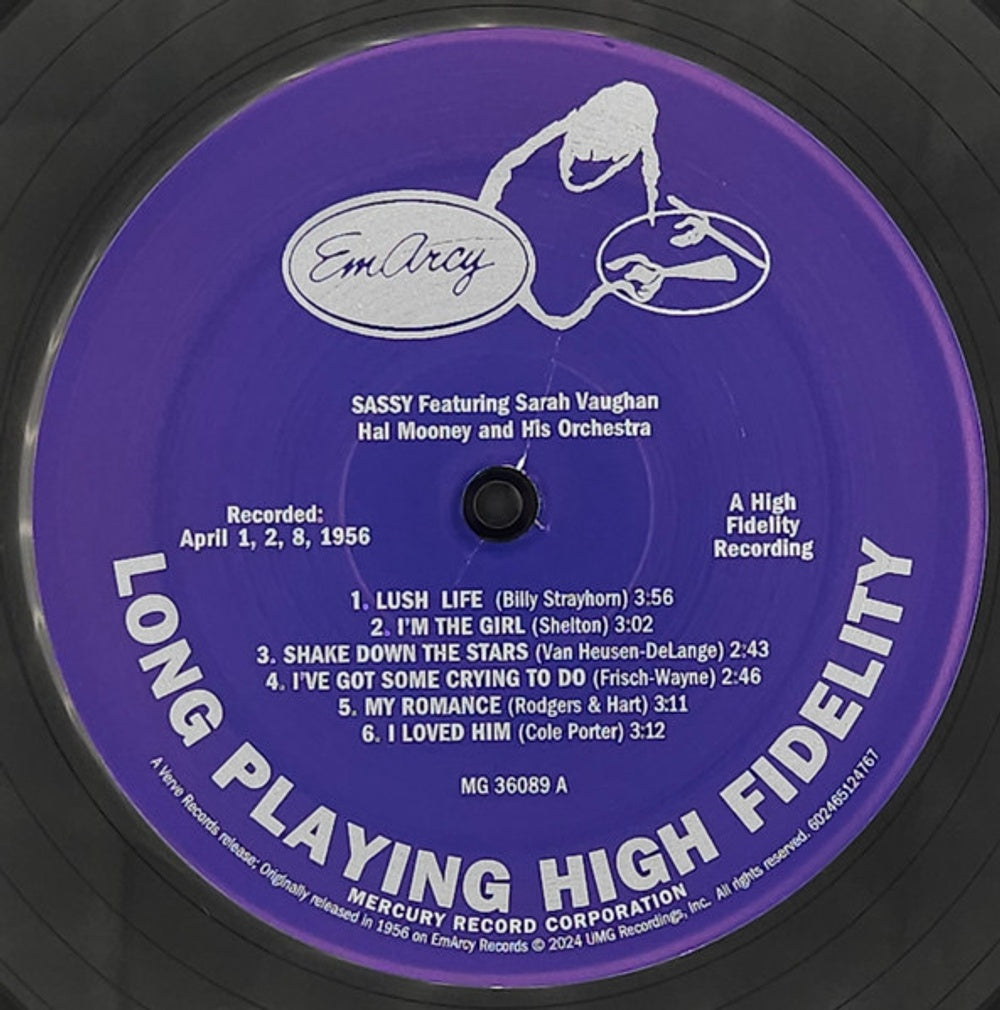 Sarah Vaughan – Sassy (LP Vinyl) Vinyl Record
