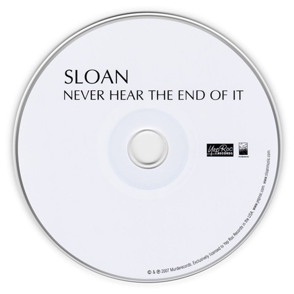 Sloan – Never Hear the End of It Music CD