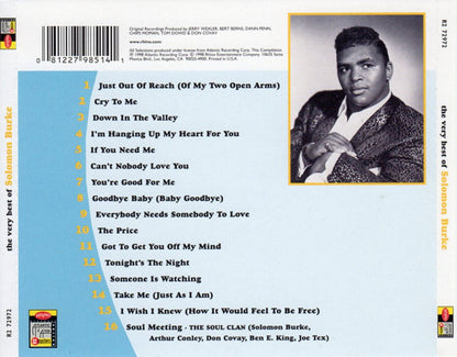Solomon Burke – The Very Best Of Solomon Burke Music CD