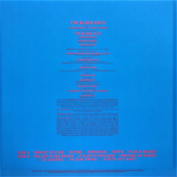 The Black Keys – Turn Blue (LP Vinyl) Vinyl Record