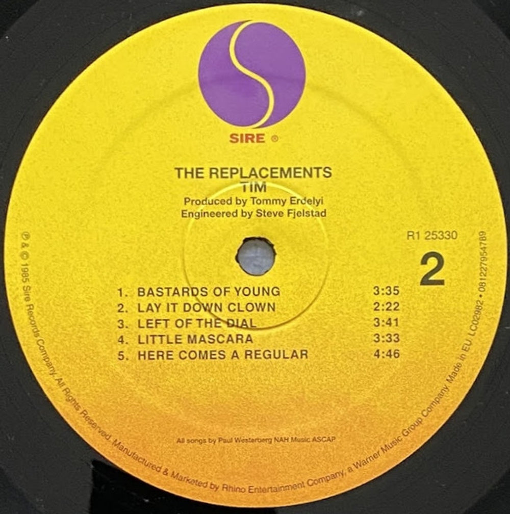 The Replacements – Tim (LP Vinyl) Vinyl Record