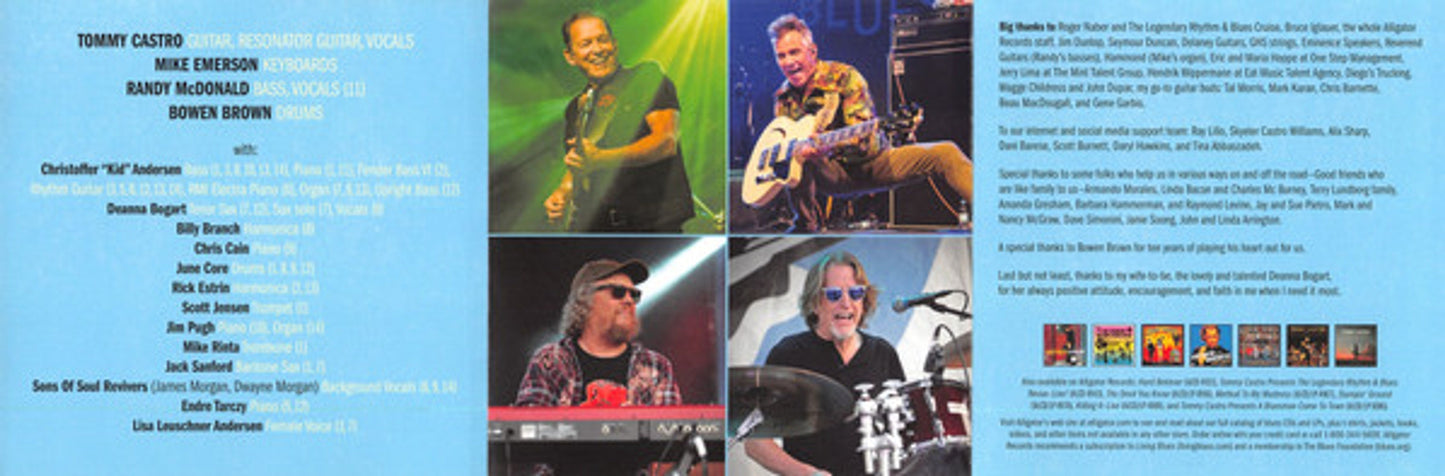 Tommy Castro – Closer To The Bone Music CD