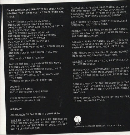 Vocal Sampling – Una Forma Mas Music CD