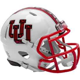 Utah Utes NCAA Mini Speed Football Helmet Tribal Pattern- NCAA