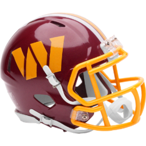 Washington Commanders NFL Mini Speed Football Helmet NEW 2026