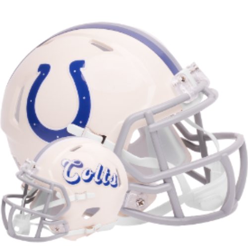 Indianapolis Colts Speed Mini Football Helmet RETRO - NFL