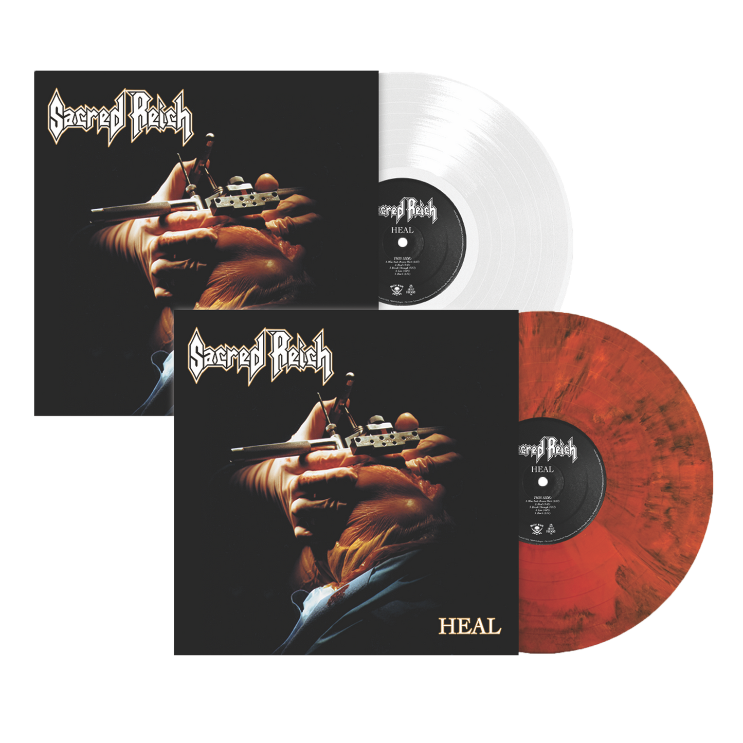 Sacred Reich - Heal [LP] (Limited Edition - Only 250 Made Each, Various Color Vinyl) Vinyl Record