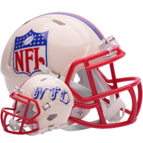 NFL Shield Speed Mini Football Helmet RETRO
