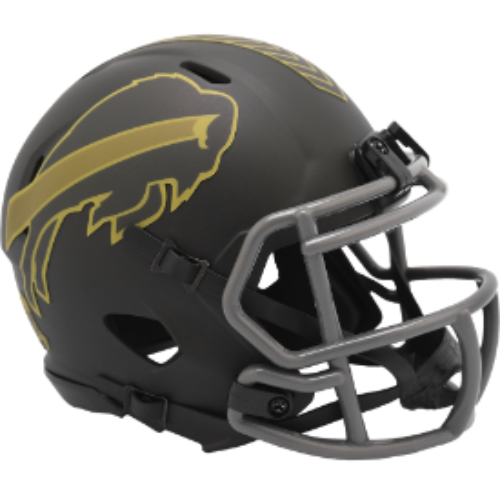 Buffalo Bills NFL Mini Speed Football Helmet SALUTE TO SERVICE 4