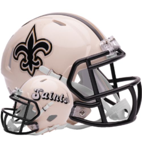 New Orleans Saints Speed Mini Football Helmet RETRO - NFL
