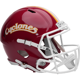 Iowa State Cyclones Full Size Speed Replica Football Helmet Cyclones Red- NCAA.