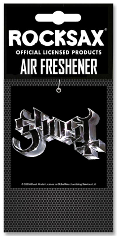 Ghost 'Chrome Logo' Air Freshener