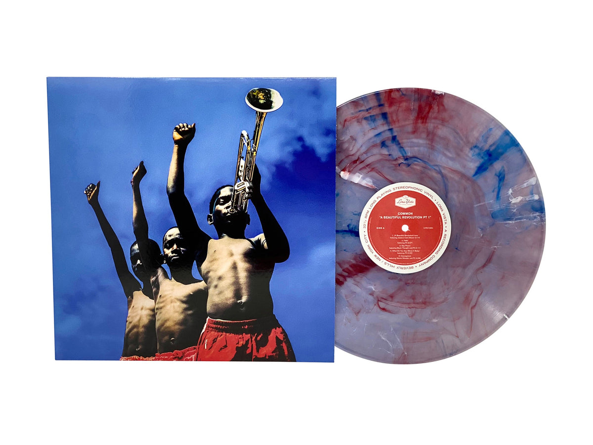 Common - A Beautiful Revolution PT. 1 (Limited Edition Red, White and Blue Colored Vinyl) Vinyl Record