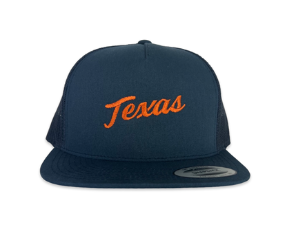 Texas Longhorns / Texas Script Embroidered / Hats / UT9112 / MM Hat