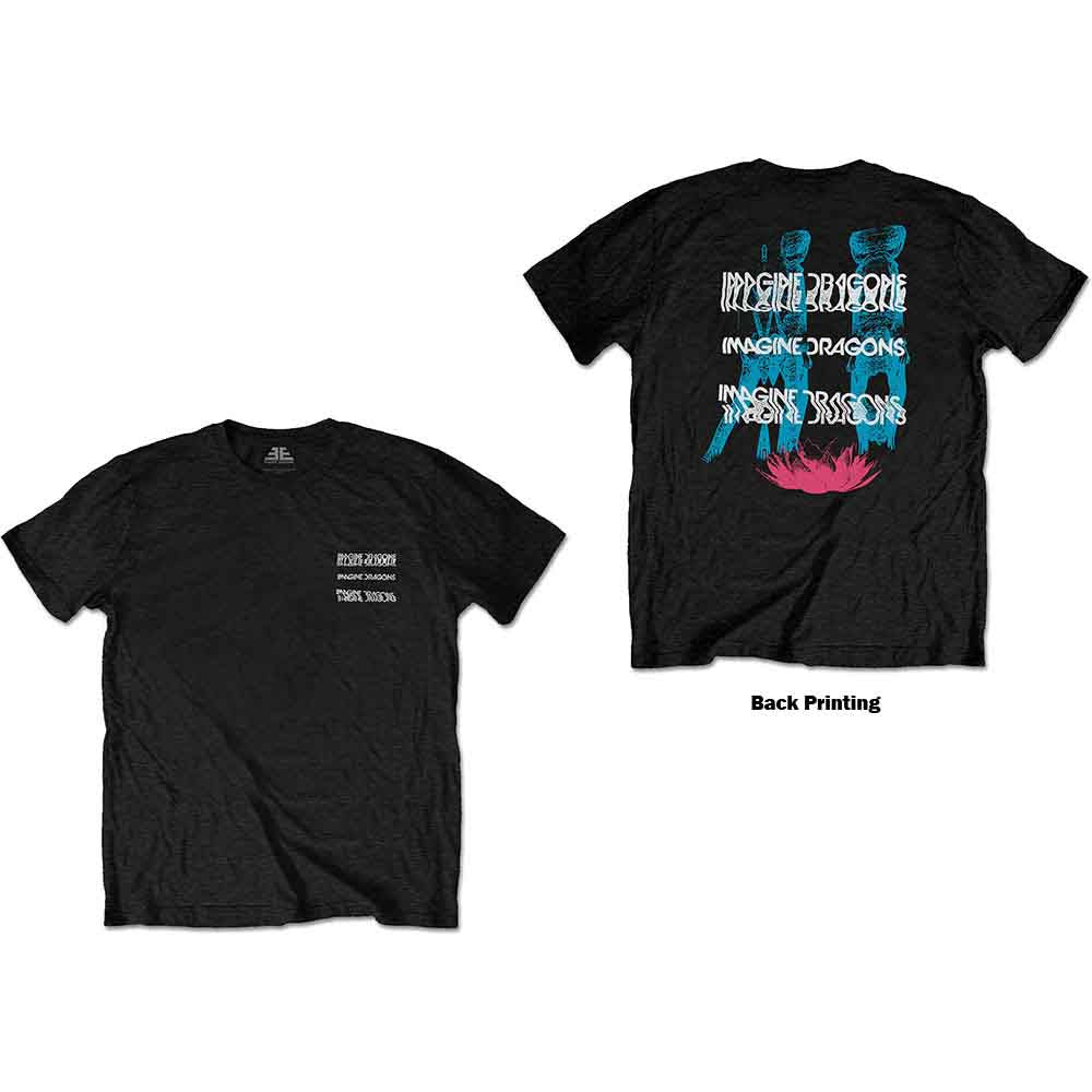 Imagine Dragons Man Glitch [T-Shirt] Officially Licensed