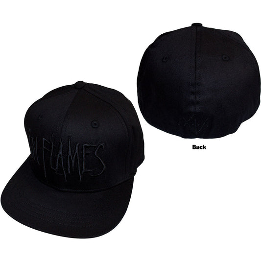 In Flames Black Logo Hat Officially Licensed