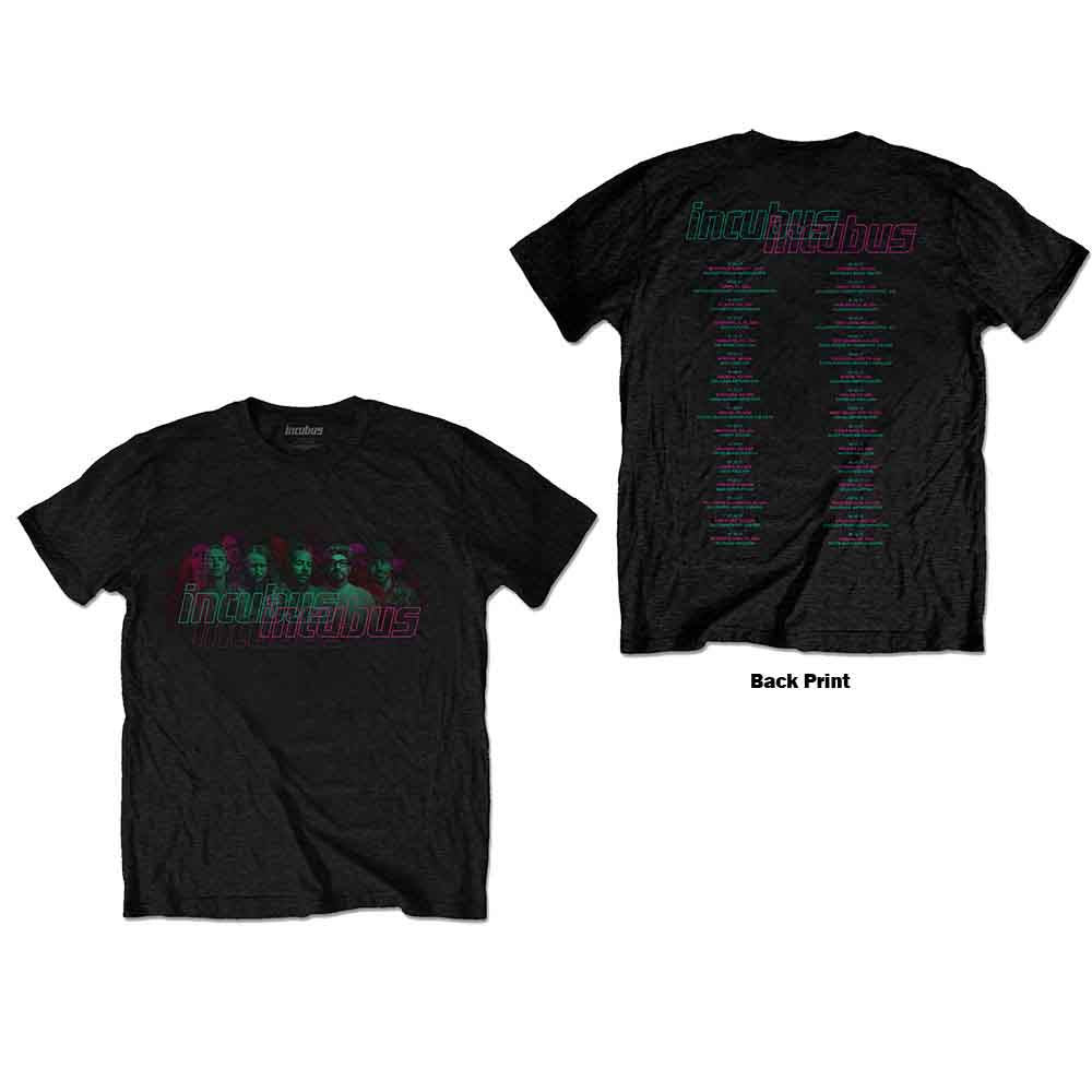 Incubus 17 Tour Mens T Shirt Officially Licensed