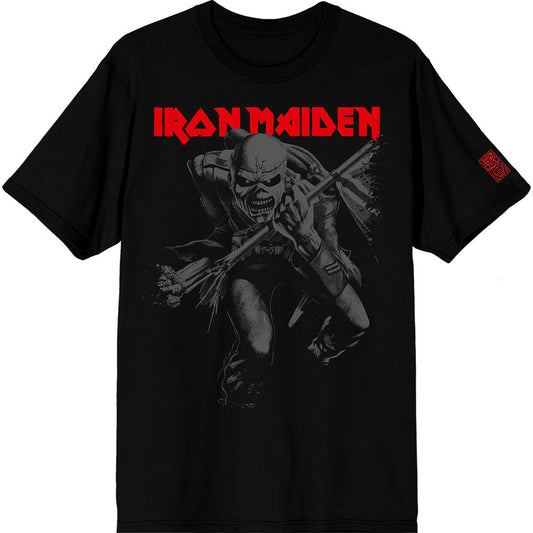 Iron Maiden 50 Trooper Crop Grey Mens T Shirt Officially Licensed