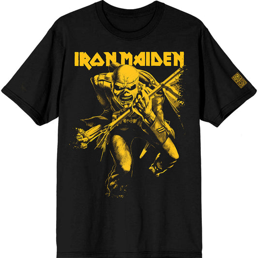 Iron Maiden 50 Trooper Crop Yellow [T-Shirt] Officially Licensed