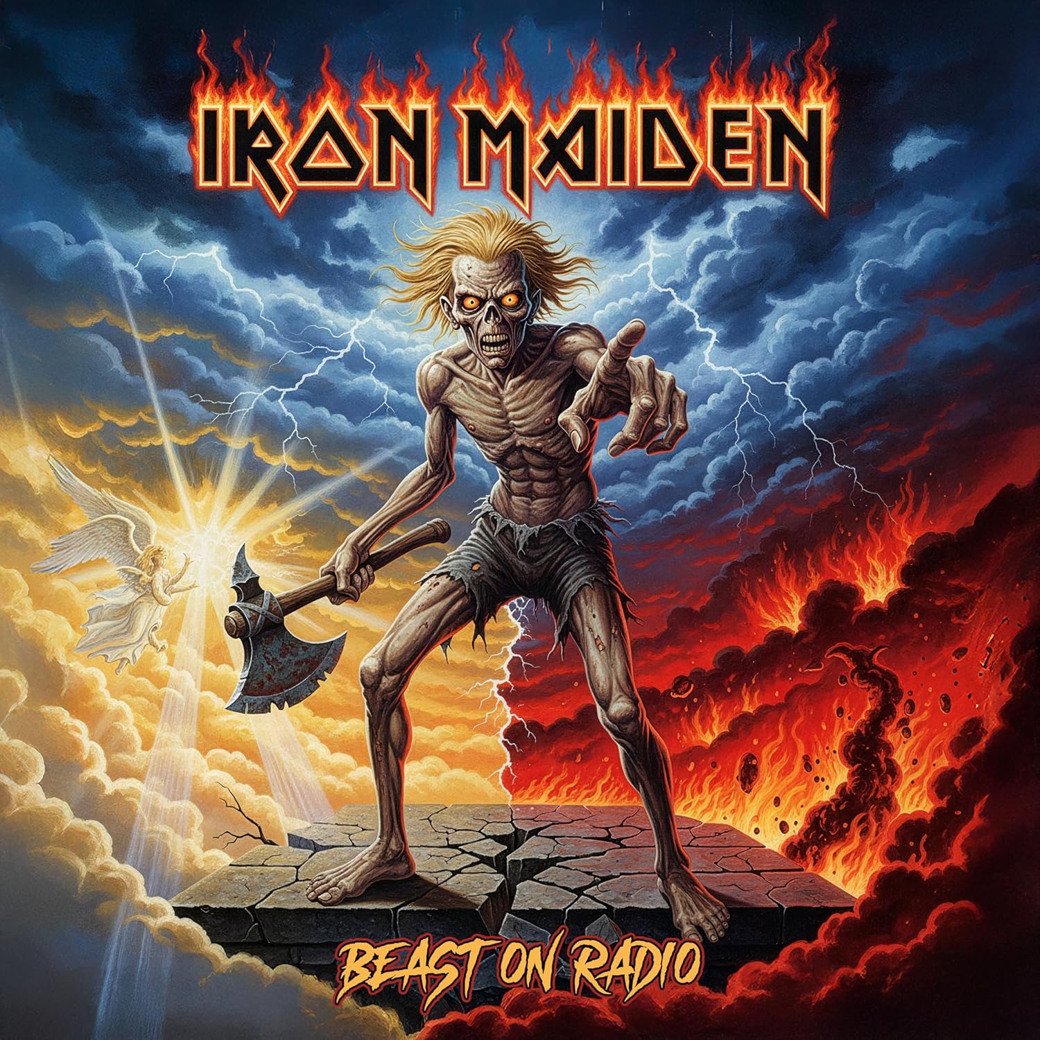 Iron Maiden - Beast On Radio (Limited Edition, Translucent Yellow Colored Vinyl) [Import] [Vinyl] Vinyl Record
