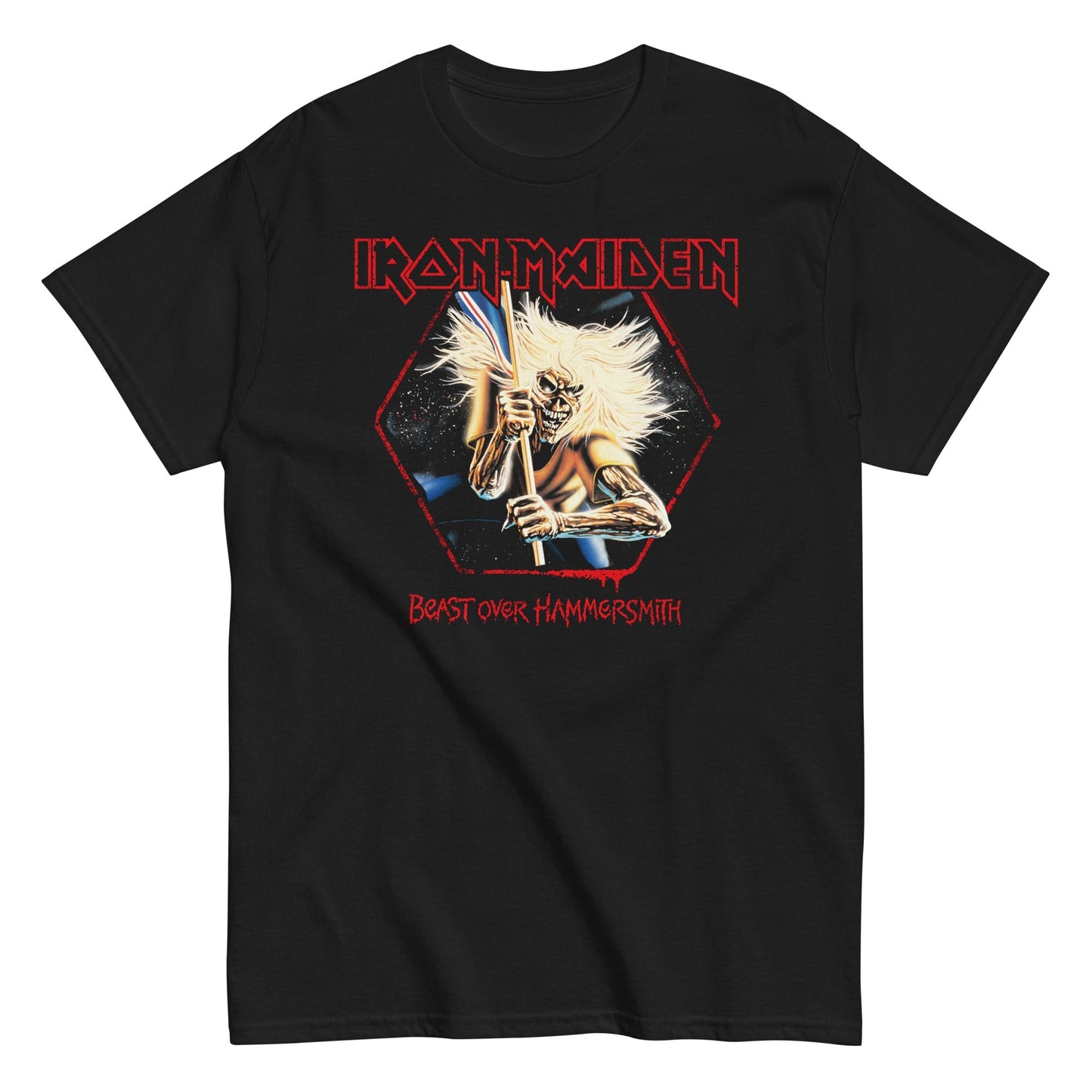 Iron Maiden Beast Over Hammersmith Officially Licensed Mens T Shirt Black