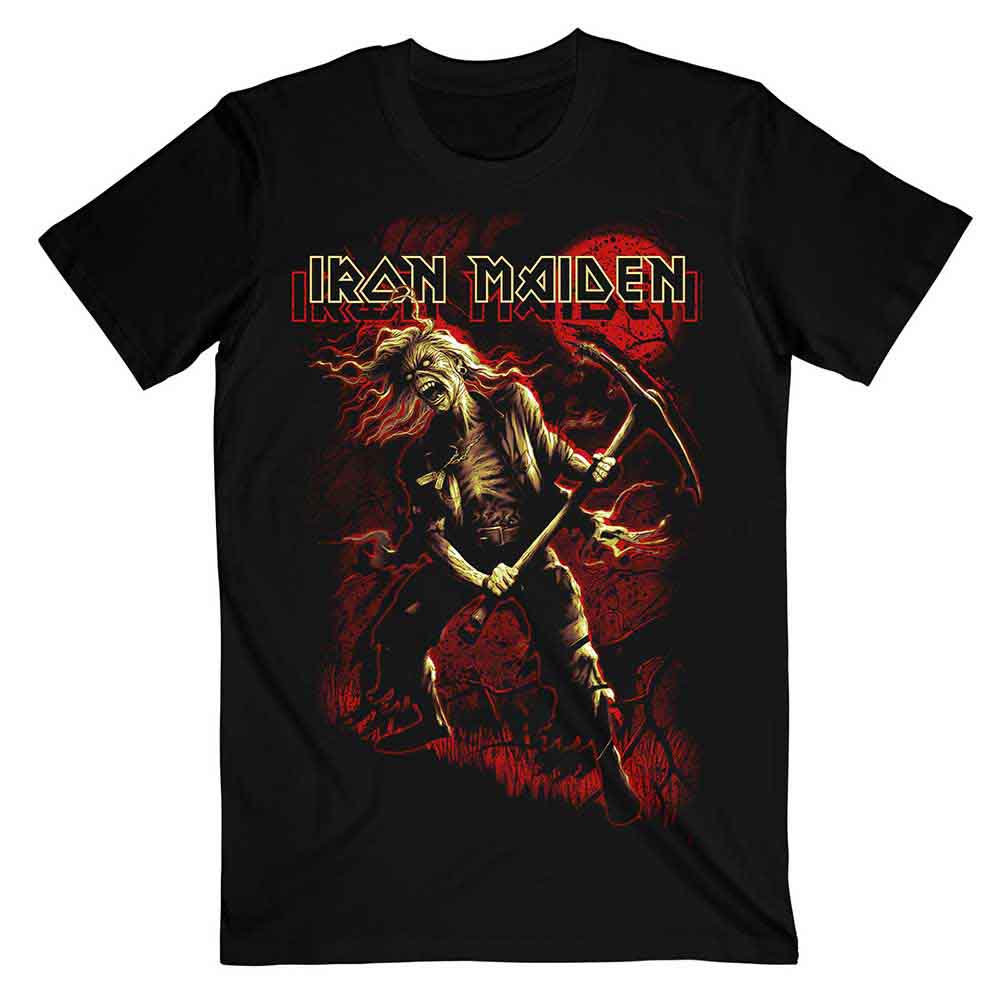 Iron Maiden Benjamin Breeg Red Graphic Mens T Shirt Officially Licensed