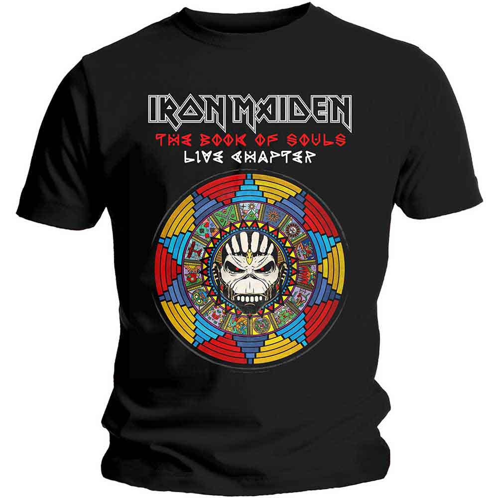 Iron Maiden Book of Souls Live Chapter Mens T Shirt Officially Licensed