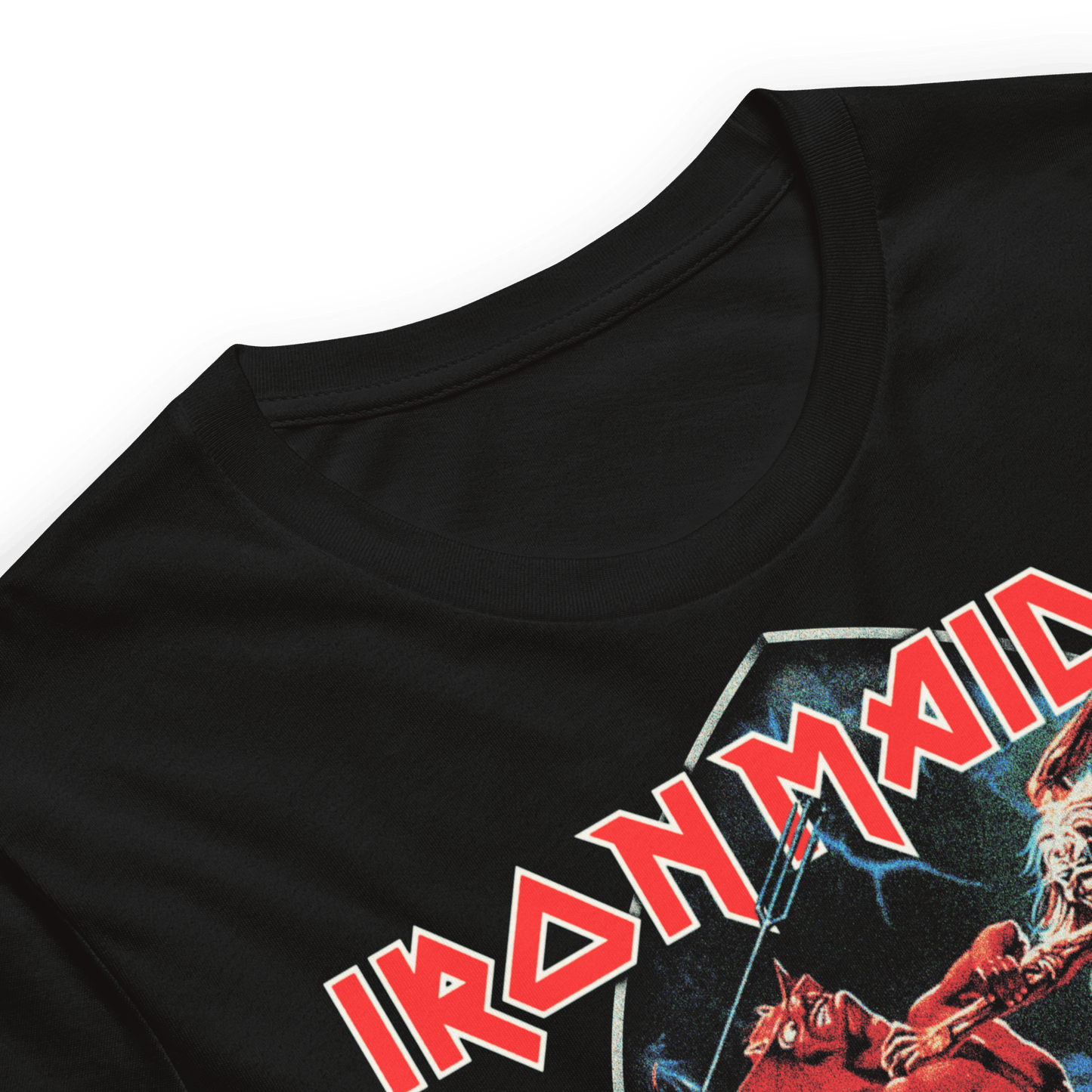 Iron Maiden Devil Battle Officially Licensed Mens T Shirt Black