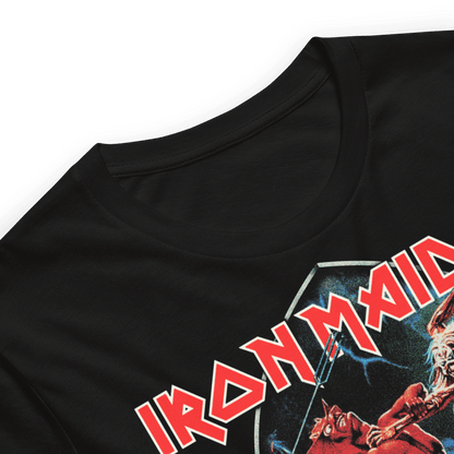 Iron Maiden Devil Battle Officially Licensed Mens T Shirt Black