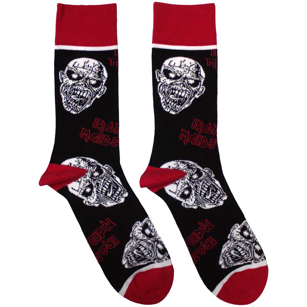 Iron Maiden Eddie Skulls [Socks]