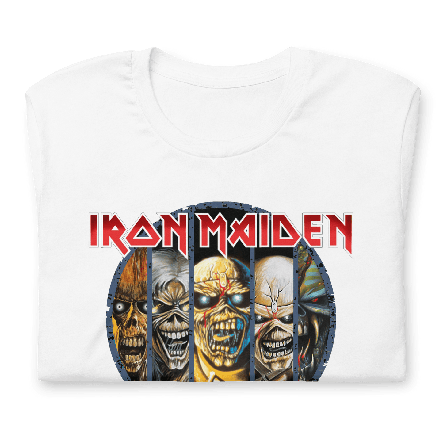 Iron Maiden Eddies Officially Licensed Mens T Shirt White