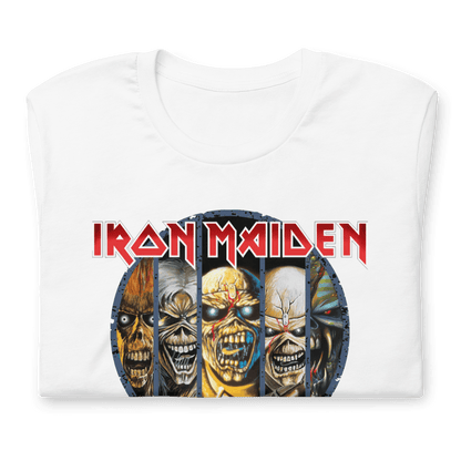 Iron Maiden Eddies Officially Licensed Mens T Shirt White